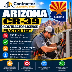 Arizona CR-39 Air Conditioning & Refrigeration Practice Exam