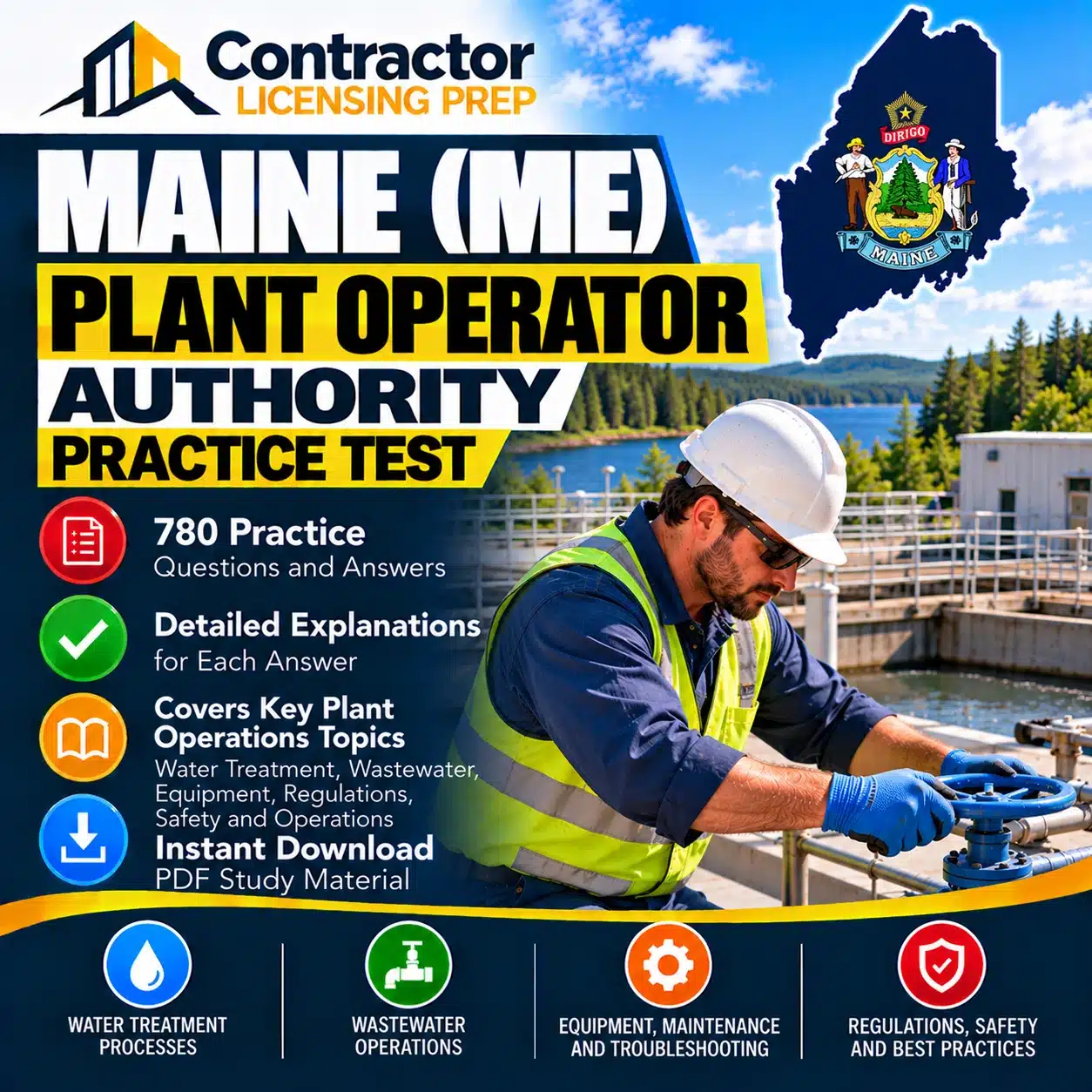 Tennessee CMC-A Plumbing Contractor License Practice Test with 730 practice questions and answers, plumbing systems, installation, codes, and safety topics.