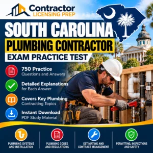 South Carolina Plumbing Contractor Practice Test – 750 Questions and Answers